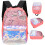 Σακίδιο πλάτης Flip Glitter Sequin για κορίτσια, τρισδιάστατο σχέδιο ολογραφικών 6