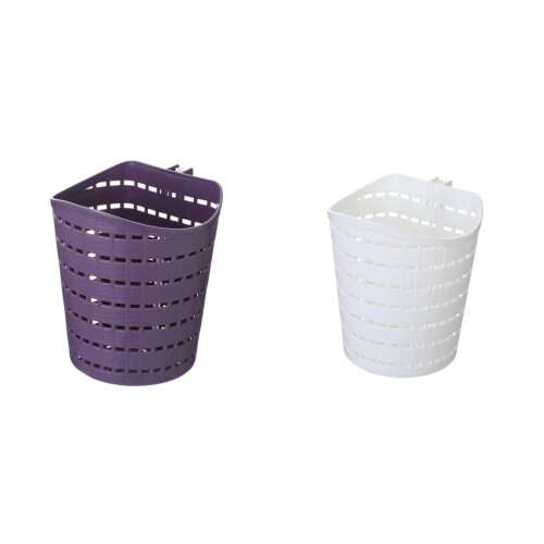 Uanit2PCS Πτυσσόμενο καλάθι πλυντηρίου, περιστρεφόμενος χώρος αποθήκευσης με γάντζο,