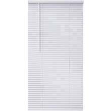 1" bezdrátová mini žaluzie, 86 cm (Š) x 213 cm (D), bílá, filtrující světlo, bezdrátové zvedání a naklápění.