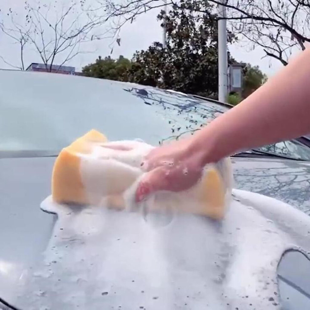 Extra Large Car-Washing Sponge Sponge Washing Cleaning Block Honeycomb Home Essentials Coral 9395123874067