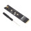 Placa Adaptadora SSD DEWIN M.2 SATA, Compatível com Placa Riser SSD MAC2012 A1465A1466 1