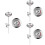 3 stk. friturestegt grydetermometer madtermometer sliktermometer rumtermometer kødtermometer 1