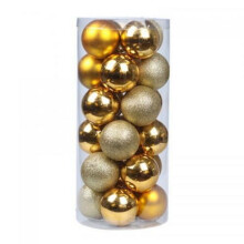 24PCS Christmas Balls Ornaments for Xmas Tree - Shatterproof Hanging Ball Decorations Compatible with Wreath Garland, Emerald Orange