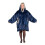 Snug Rug Deluxe Eskimo Hoodie Oversized Blue 1