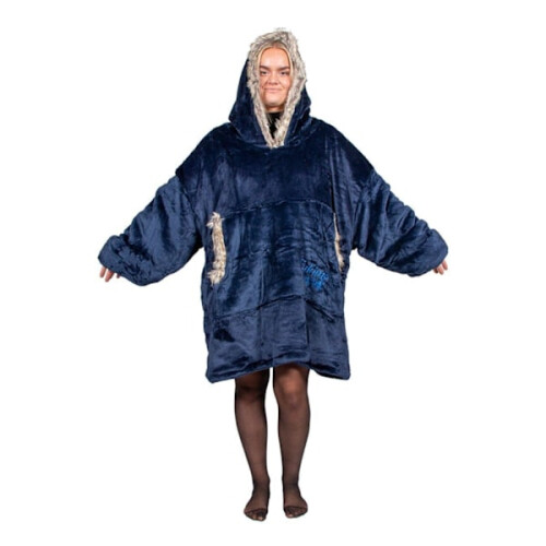 Snug Rug Deluxe Eskimo Hoodie Oversized Blue