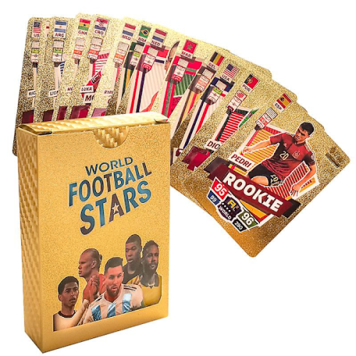 World Football Stars55 τεμάχια κάρτες περιορισμένης έκδοσης πλαστικές κάρτες