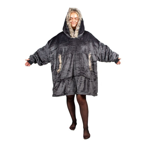 Snug Rug Deluxe Eskimo Hoodie Oversized Blue 2