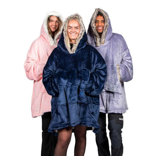 Snug Rug Deluxe Eskimo Hoodie Oversized Blue 1