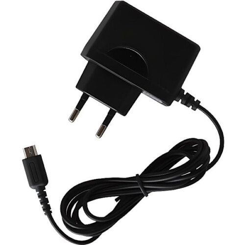 Strømadapter - kompatibel med Nintendo - DS Lite - Sort - Kabel - Opladningstilbehør