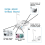 Automatic Bobbin Winder with Auto Stopper, Large Spool Thread Holder for Sewing Machine Thread Winding Use 4