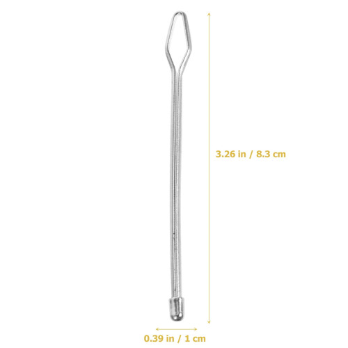 2pcs Threading Apparatus Sewing Thread Tool Thread Inserter Household Threading Tool (Silver) 2