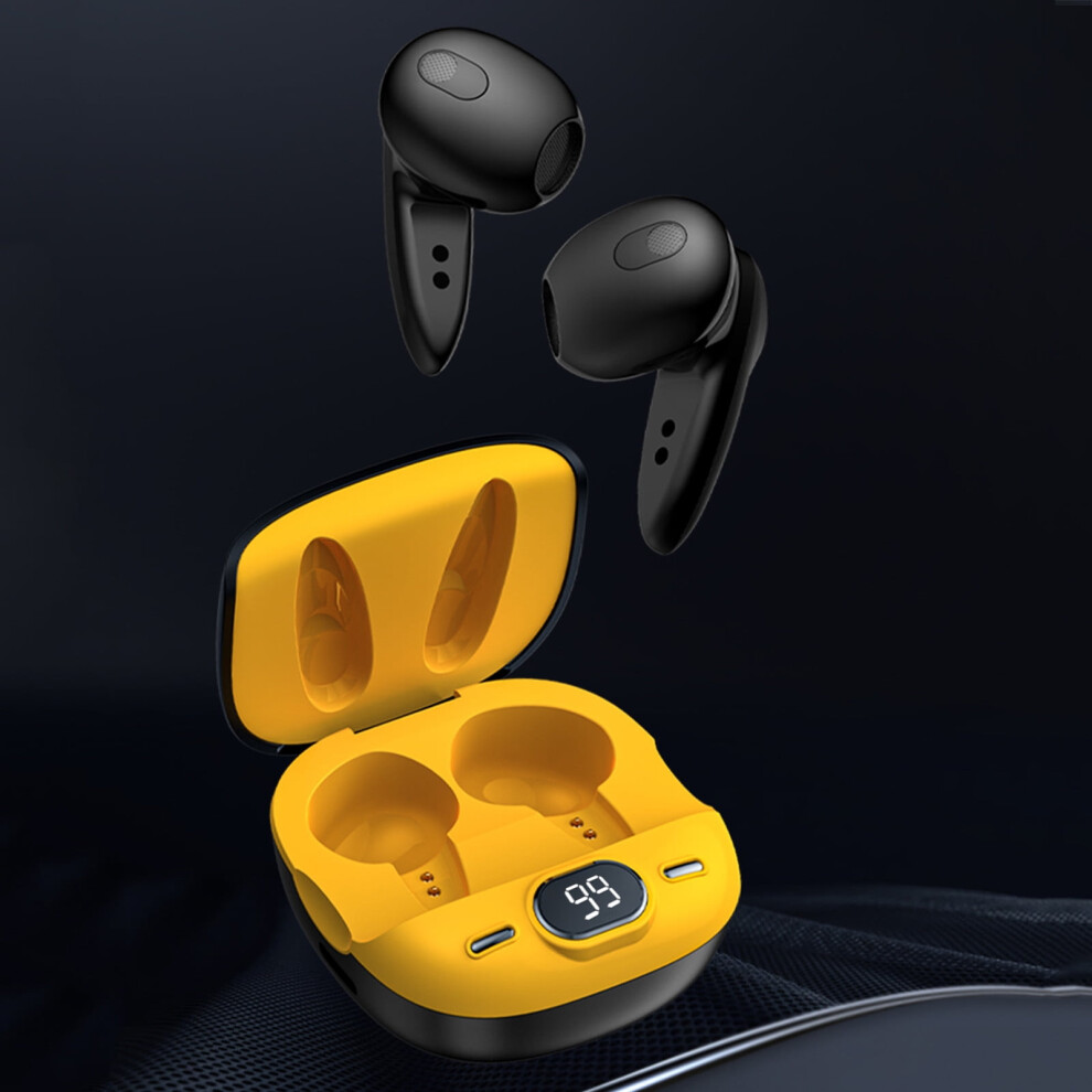 Clearance! Eqwljwe Bluetooth 5.2 Wireless Earbuds With Case, Led Display, Stereo Sound, Mic, Compatible With Ios Android 9395123968094