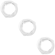 3 Sets Curtain Wire Hanging System Tinsel Window Curtains Cables Rail Track Rod Rope Kit