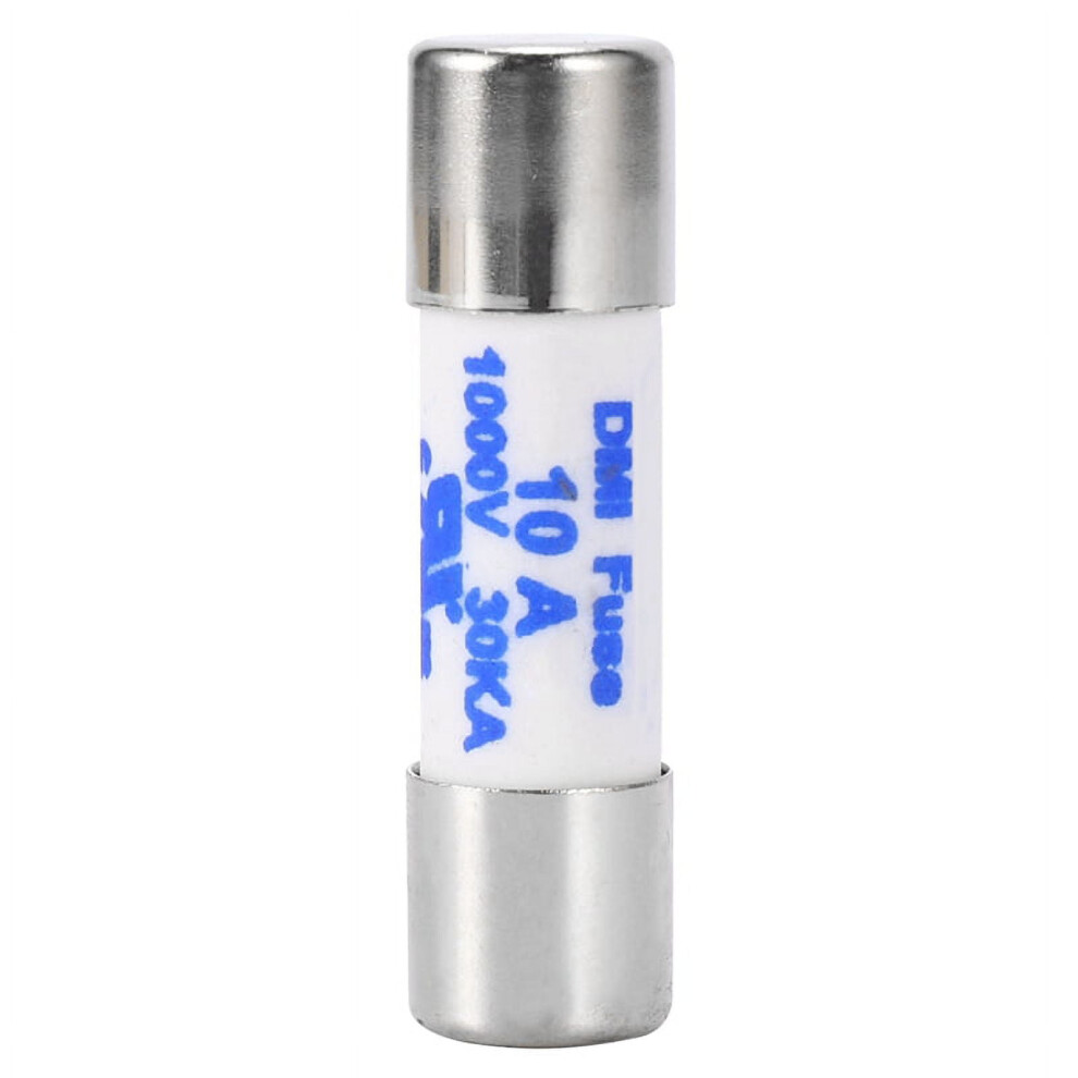 Multimeter 10 X 38Mm 1000V 10A Cylinder Ceramic Fuse White 9483153255342