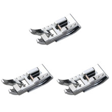 Prensatelas para máquina de coser, diseño sencillo, puntada overlock, 3 piezas.