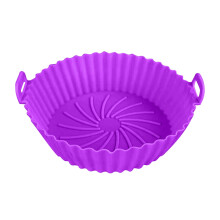 Jacenvly Vánoční dekorace na okna Výprodej Fritéza Silikonový hrnec Fritéza Silikonová pánev na pečení Fritéza Kulatý plech 20*16*7,820
