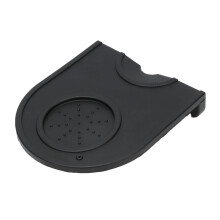 Coffee Tamper Mat Non Slip Silicone Heat Resistant Easy Clean for Espresso and Kitchen Black
