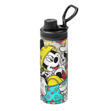 mickey egér sport hőszigetelt kulacs rozsdamentes acélból készült hordozható pohár kültéri kulacs divatos utazási fitnesz diák\r\n egy