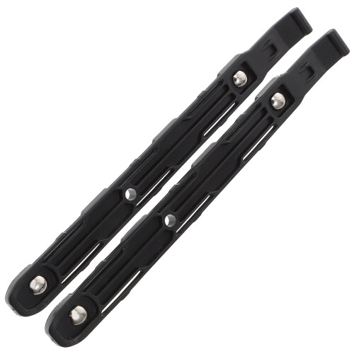 1 Pair Hard Drive Mounting Plastic Rail Replacement 3.5-inch HDD Mounting Rail 2