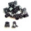Haarspangen klein Schwarz 12er-Pack 4