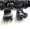 Haarspangen klein Schwarz 12er-Pack 5