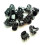 Haarspangen klein Schwarz 12er-Pack 3