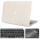 Capa compatível com MacBook Air de 13 polegadas com Touch ID (2021, 2020, 2019, 2018), modelo A2337M1A2179A1932, Clic 1