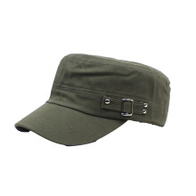 Herre Sommerhat Ensfarvet Flad Top Bred Skygge Justerbar Solcreme Åndbar Camping Baseball Hat Hovedbeklædning