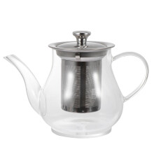 Yongwei glasskjele med plystut og infuser for hjem og hotell