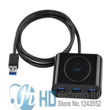 Hub USB 3.0 Super Speed a 4 porte, progettato per i tuoi libri e altro ancora.
