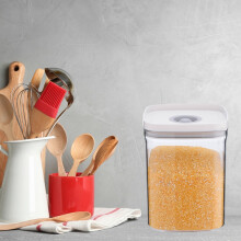 Zssyw Luftdichte Vorratsdosen mit Deckel, stapelbar für Müsli und Trockenlebensmittel – Perfekte Organisation für Küche und Vorratskammer
