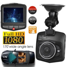 Cámara de salpicadero de 2,4", Full HD 1080P para coches, visión nocturna, sensor G, grabadora de vídeo para vehículos con pantalla LCD, DVR para