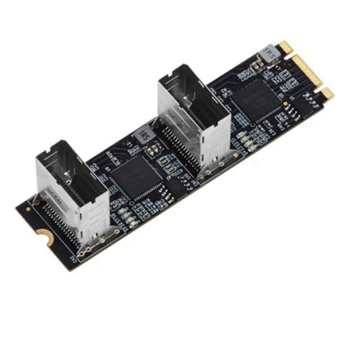 Νέα κάρτα M.2 σε SATA PCI ExpressΠολλαπλασιαστής 3.0M2 σε SATAΕλεγκτές 8 θυρών SATA3 6Gbps Κλειδί B+M 2