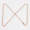 1 τεμ. 304 Αλυσίδες από ανοξείδωτο ατσάλι για κατασκευή κολιέ με κούμπωμα με 2