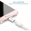 Προσαρμογέας Micro USB σε USB C4Pack, Φορτιστής γρήγορης φόρτισης USB C με μετατροπέα, 2