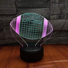 LINLIN3D Yövalo, USB Kosketuspöytävalaisin 7 Värin Optinen Illuusio, Soitinkaupan Kotijuhla Koristeet