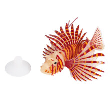 Aigid Peces Falsos rígidos, Acuario, pecera Artificial, decoración de Paisaje, Adornos de Animales de simulación Brillante (Rojo)