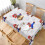 Mario Rectangular Tablecloth Water Resistance Antiwrinkle Spillproof Soft Fabric Table Cloth 60"X90" 1