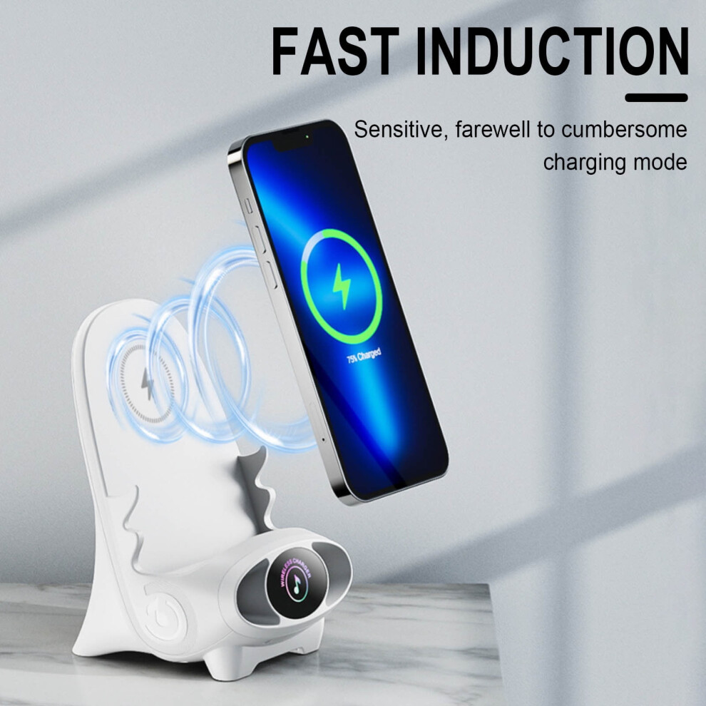 Valseel Phone Stand 15W Wireless Charger, Portable Mini Chair Compatible With All Mobile Phones 9395123312880