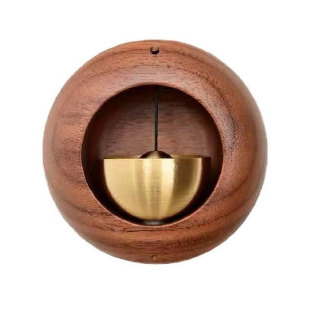 Wrjufa Wind Chime Suction Door Type Magnetic Wooden Doorbell For Entering Households Shop Entrance Reminder Bell B 9395123313009