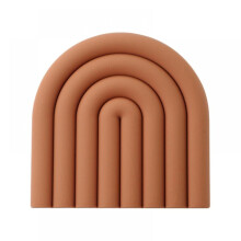 Sateenkaaren muotoinen silikonityyny, lämmönkestävä patalappu, paksuuntuva palovammojen esto kuumalle alustalle, lusikkatelineelle, lasinaluselle