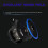 Quinlirra Head-mounted Computer Headset Wired with Microphone Low-latency Stereo Audio Gaming Headset 6