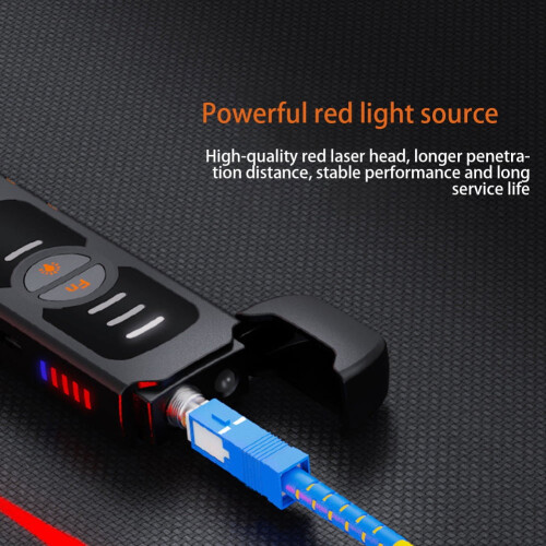 Οπτικών Ινών Tester Pen τύπου Red Light οπτικό σφάλμα εντοπισμού επαναφορτιζόμενη οπτική 2