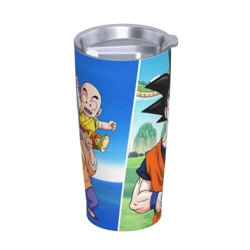 Ποτήρι Cartoon Dragon Ball Z20oz από ανοξείδωτο ατσάλι, διπλού τοιχώματος με μόνωση κενού 1