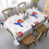 Mario Rectangular Tablecloth Water Resistance Antiwrinkle Spillproof Soft Fabric Table Cloth 60"X90" 8
