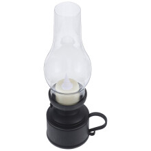 Vela retro portátil, vela decorativa creativa, lámpara LED electrónica para velas.