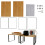 FUYGRCJ 2Pcs Expandable Cabinet Shelf, Stackable Storage Organizer, Adjustable Space-Saving Countertop Shelf for Kitchen, Pantry, Compatible with 5