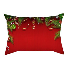 Funda de almohada de algodón Winysin, funda de cojín de lino, decoración navideña para el hogar.