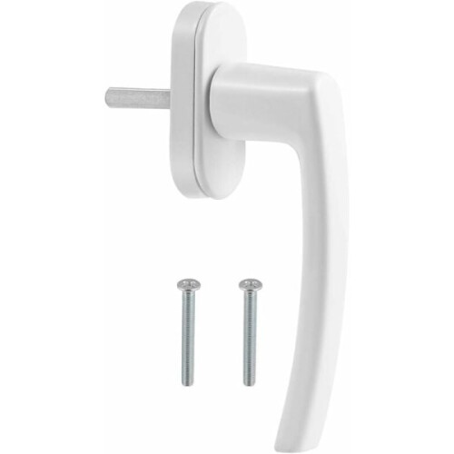Handles for PVC windows and doors, white