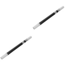 2-pack bakpigmentpennen, fudge markers met dubbele punt, voedselmarkers, eetbare inktpennen voor bakken.